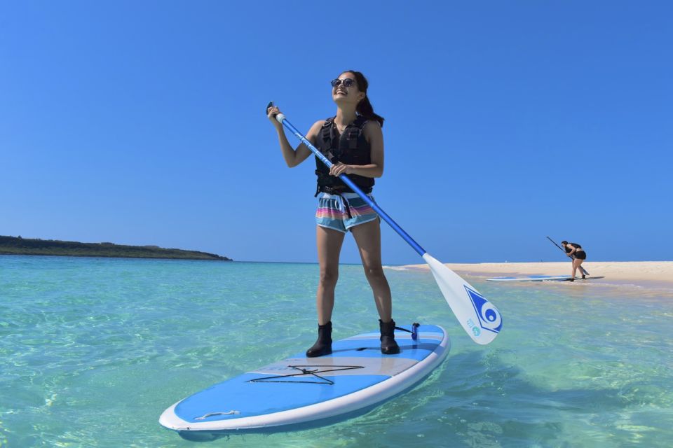 [Miyako 1 Day] Beach Stand-Up Paddleboarding & Pumpkin Limestone Caving & Canoeing - Jumping From Rocks Into Ocean