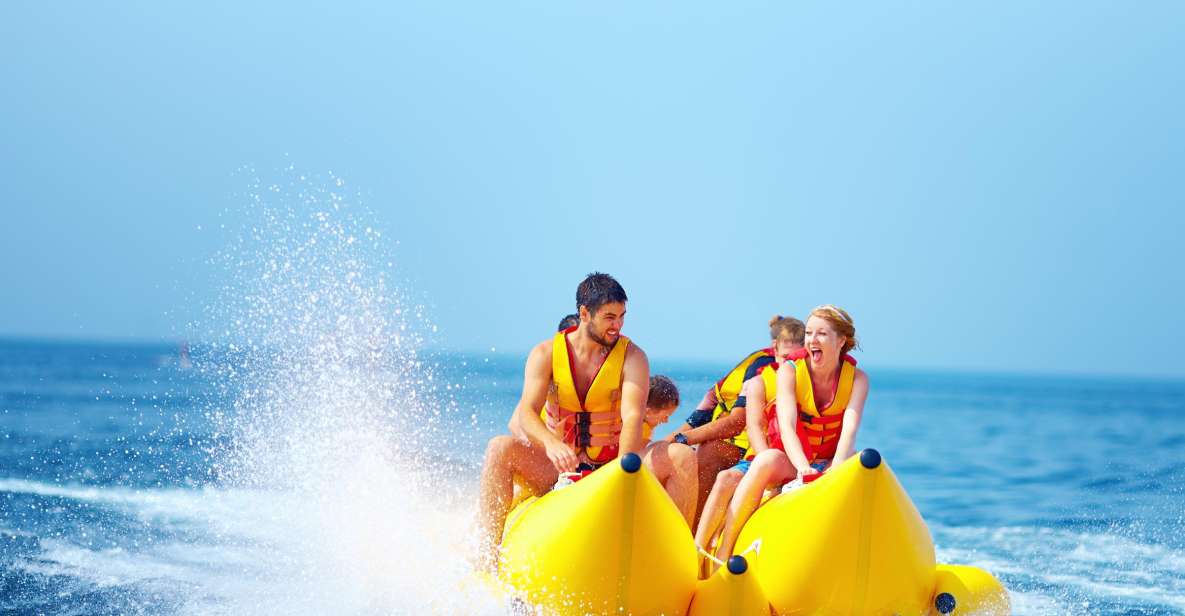 Nassau: Jet Ski Ride, Parasailing & Banana Boat Tour - Banana Boat Ride Highlights