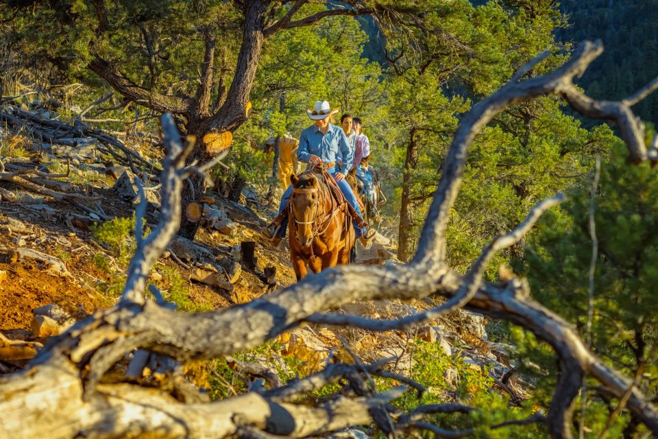 Orderville: Checkerboard Evening Shadow Horseback Ride - Sunset Hues and Shadows