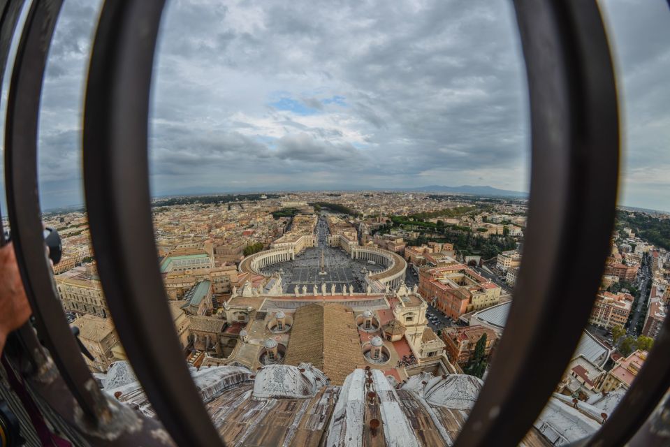 Rome: 2-in-1 Vatican Dome Climb and Food Tour - Sights and Views