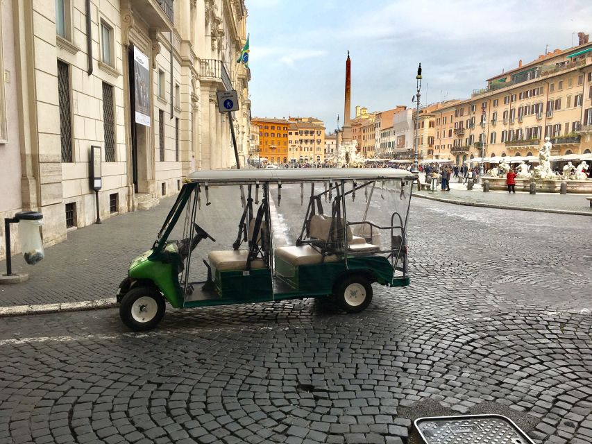 Rome: Imperial City Tour by Golf Cart With Optional Transfer - Coffee Break at Pincio Gardens