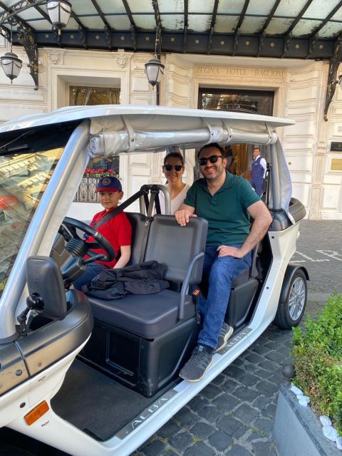 Rome: Private Sightseeing Tour by Golf Cart - Wheelchair Accessibility Limitation