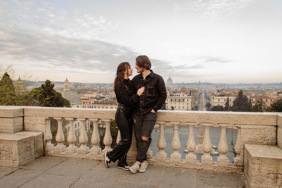 Rome: Romantic Photoshoot at Spanish Steps and Pincio - Flexible Booking and Pricing