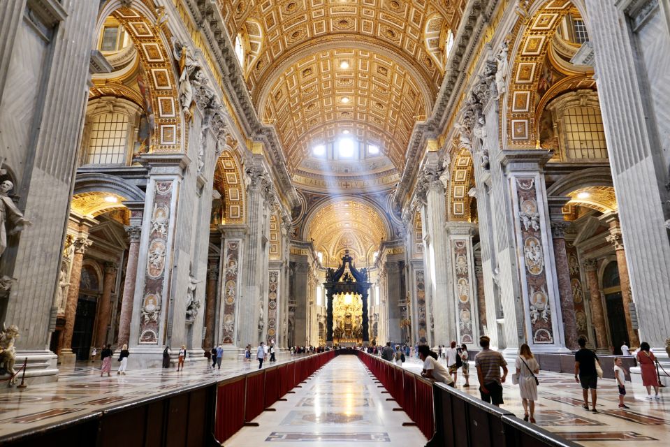 Rome: St. Peters Basilica With Dome Private Tour - St. Peters Basilica Highlights