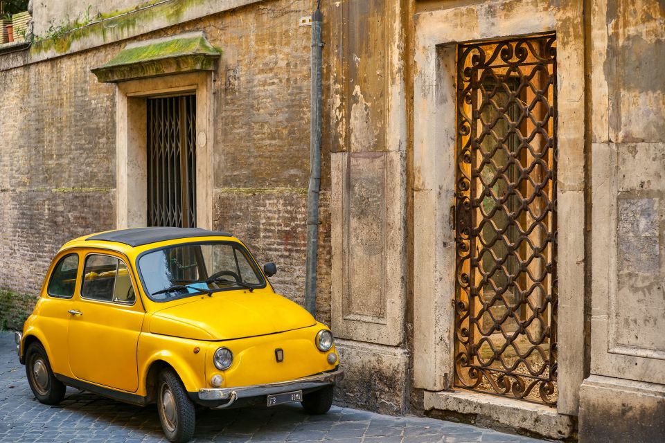 Rome: Vintage Fiat 500 Guided City Tour - Tour Duration and Languages