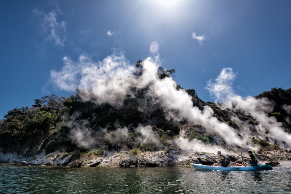 Rotorua: Guided Waimangu Walk and Steaming Cliffs Kayak Tour - Meeting Point Details