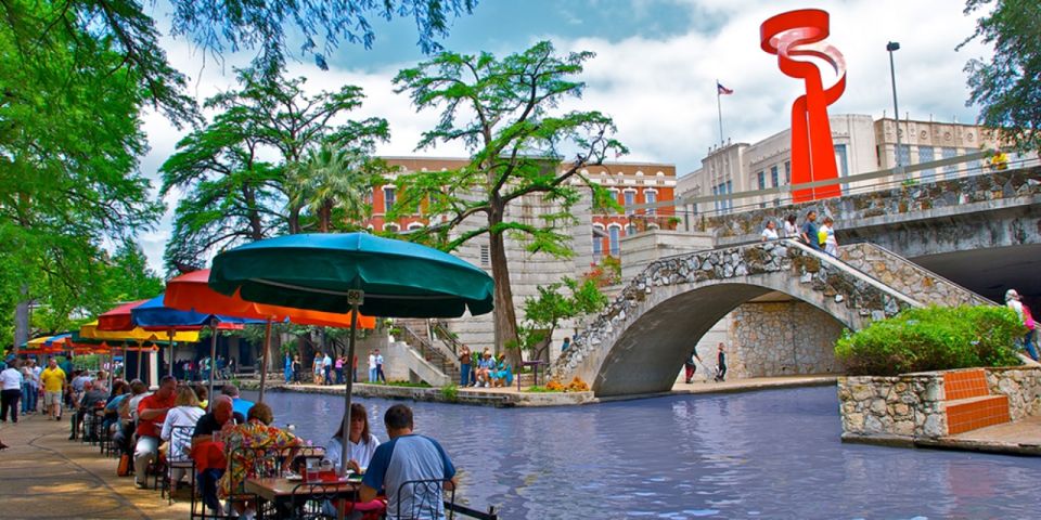 San Antonio Small Group Riverwalk Food Walking Tour - Kallison Love Lock Bridge