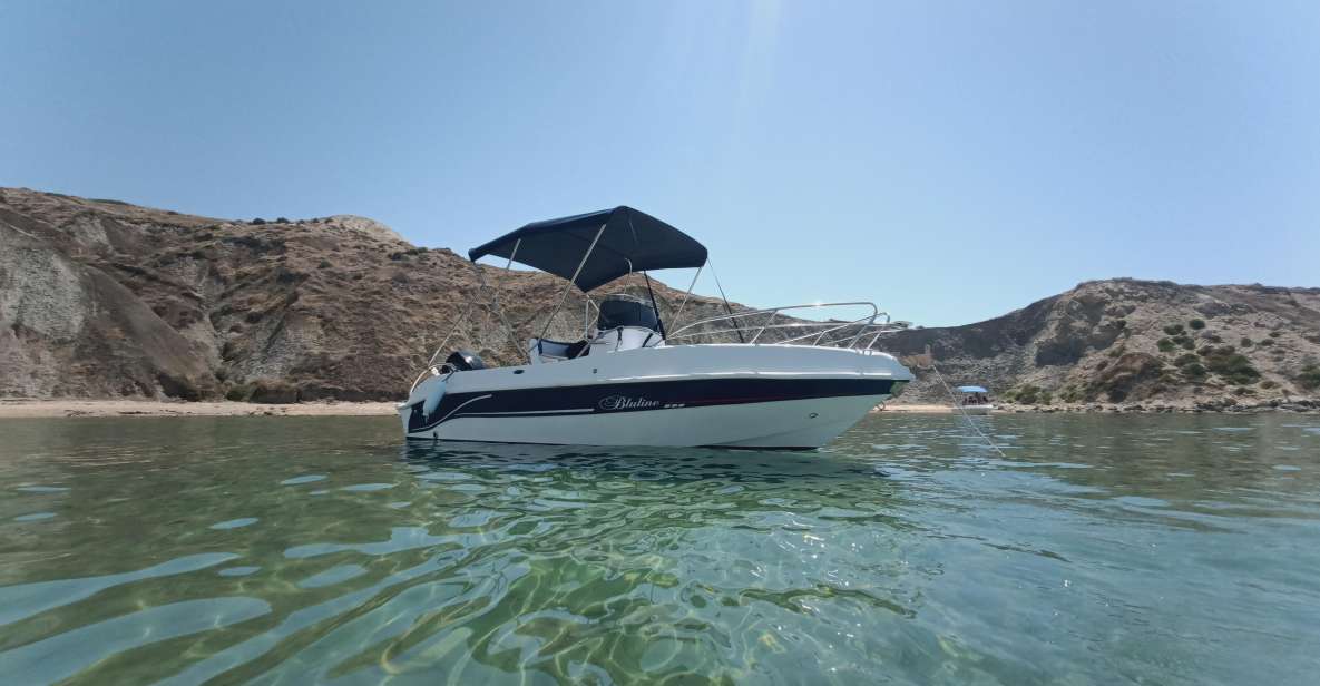 San Leone: Private Boat Tour to the Scala Dei Turchi & Drink - Swimming at Madonnina Bay