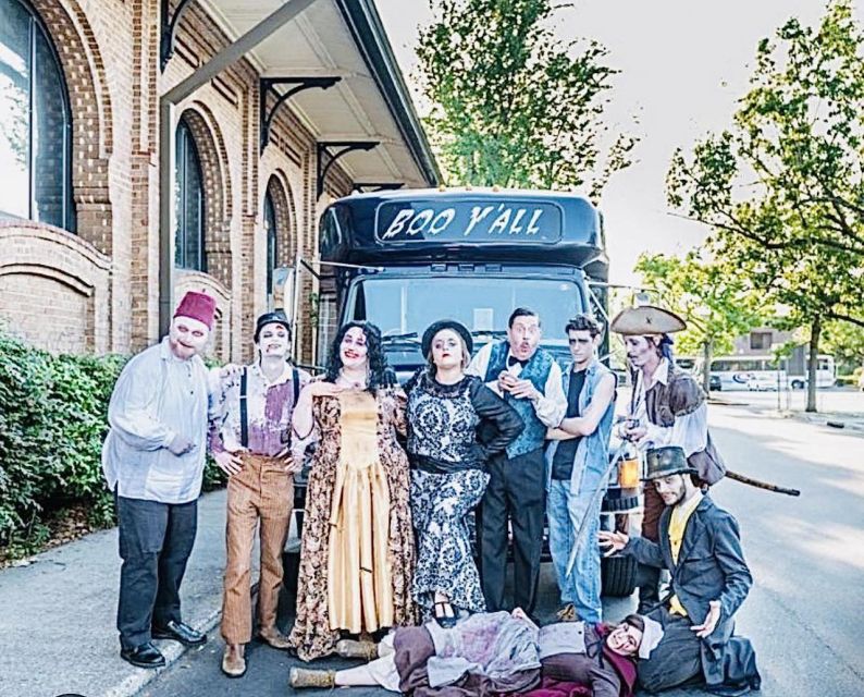 Savannah: Boo Yall Comedy Ghost Party Bus Tour - Tour Duration and Language