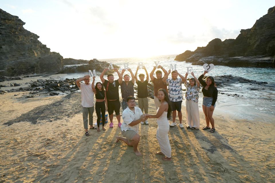 Secrete Proposal Photo/Video Honolulu Blowhole - Unique Proposal Ideas