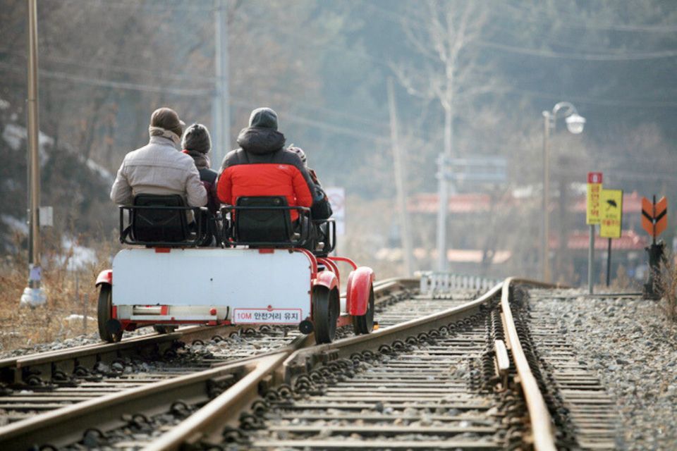 Seoul: Nami Island, Petite France, Italian Village, Railbike Option - Pickup and Drop-off