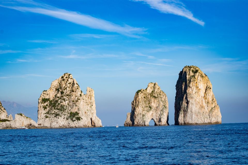 Sorrento: Capri White Grotto & Blue Grotto Private Boat Trip - Massa Lubrense