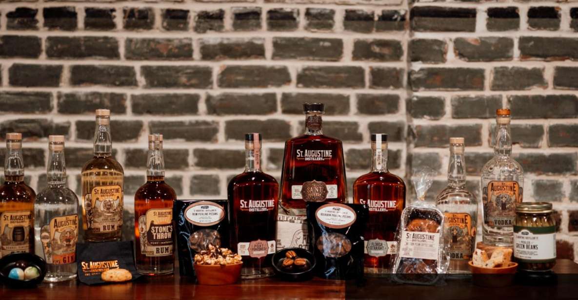 St. Augustine Distillery: Premium Spirits Tasting & Pairing - Exploring Flavor Profiles