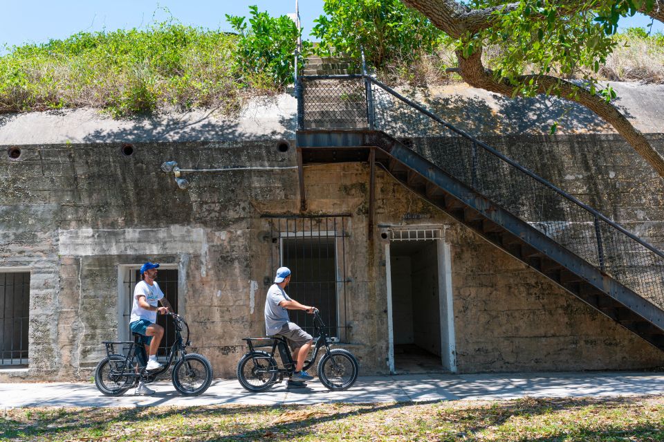 Tierra Verde: Fort De Soto Beach Guided E-Bike Nature Tour - Park History and Sights