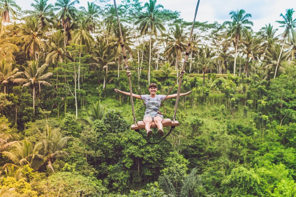 Ubud: Floating Breakfast, Jungle Swing & Spa Romantic Tour - Lush Jungle Nature Walk