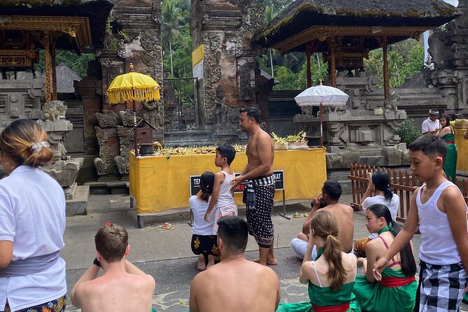 Ubud: Monkey Forest, Rice Terraces, Hidden Waterfall, Water Temple - Visiting Tirta Empul Temple