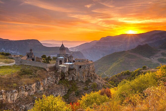 Unique Tour to Tatev, Khndzoresk, Shaki Waterfall, Areni Winery - Tatev Monastery