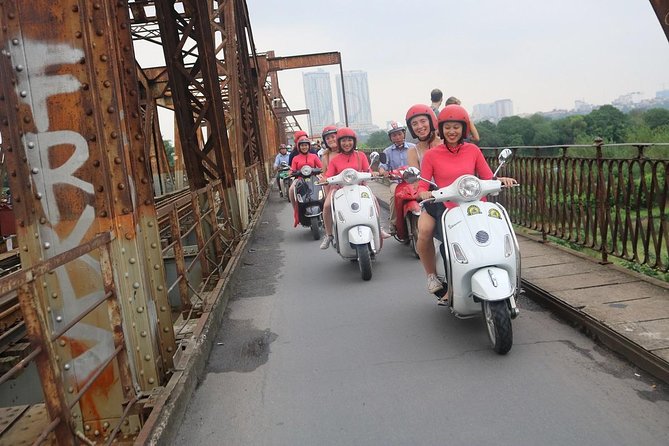 Vespa City Tour + Train Street Female Ao Dai Riders 4,5 Hours - Cancellation Policy