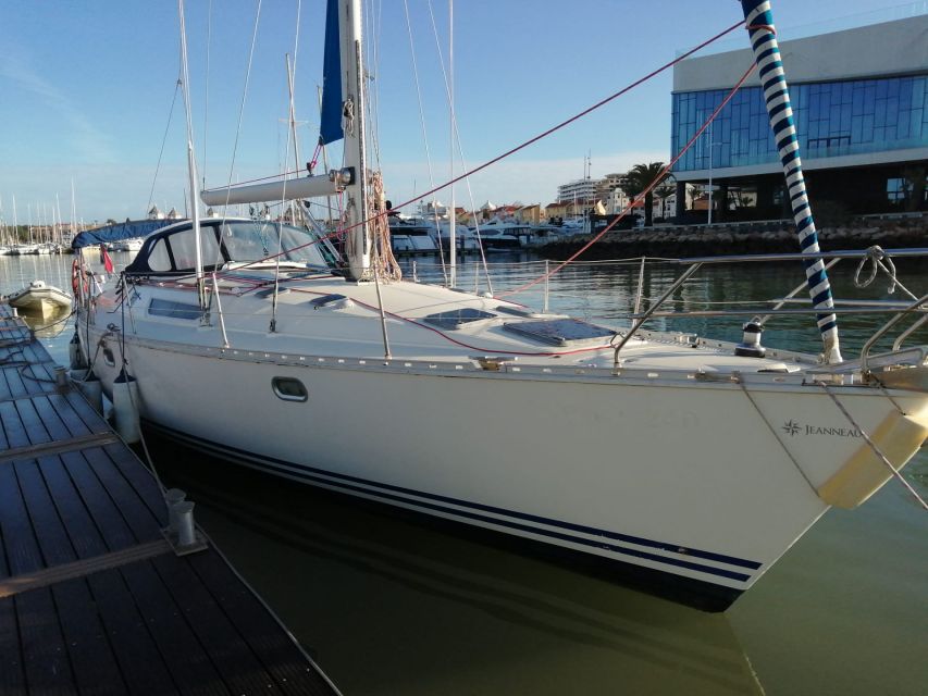 Vilamoura: Coastal Cruise on a Luxury Sailing Yacht - Drinks and Music Onboard