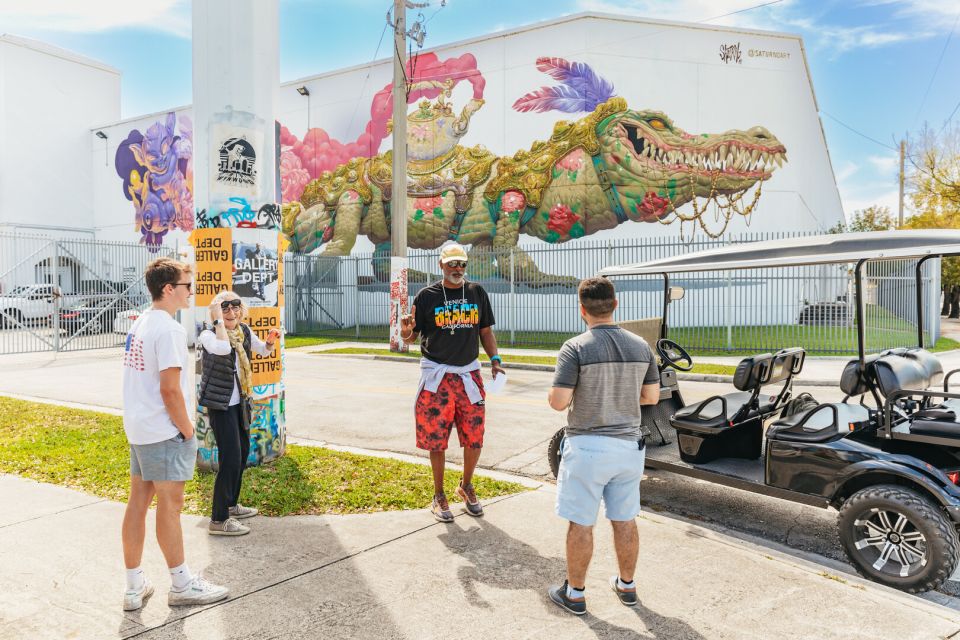 Wynwood Art District 1-Hour Street Art Tour by Golf Cart - Murals and Graffiti Art