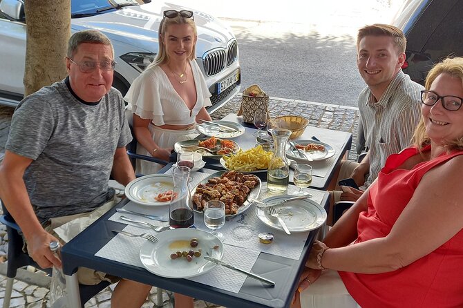 Albufeira Coast Tour With Wine Tasting and Chicken Piripiri Lunch - Starter and Dessert