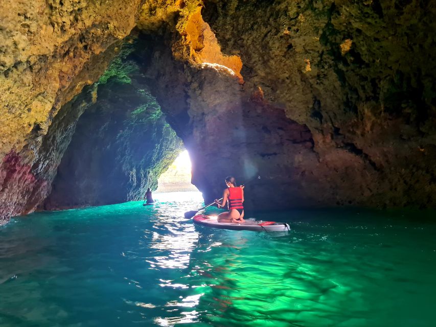 Albufeira: Stand Up Paddle Lesson and Coastal Tour - Safety and Instruction Details