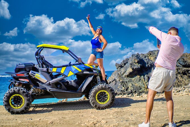Arubas Thrill Seekers: UTV Excursion and Natural Pool Adventure - Cliff Jumping and Snorkeling