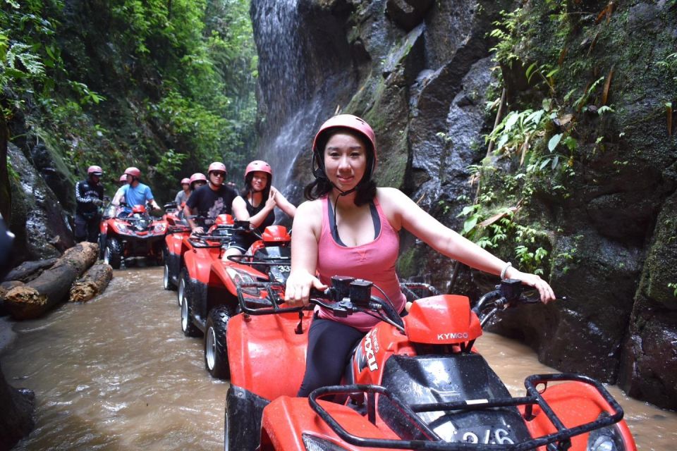 Bali: Ubud Jungle, River, Waterfall & Tunnel Quad Bike Tour - Encounter the Mud Flows