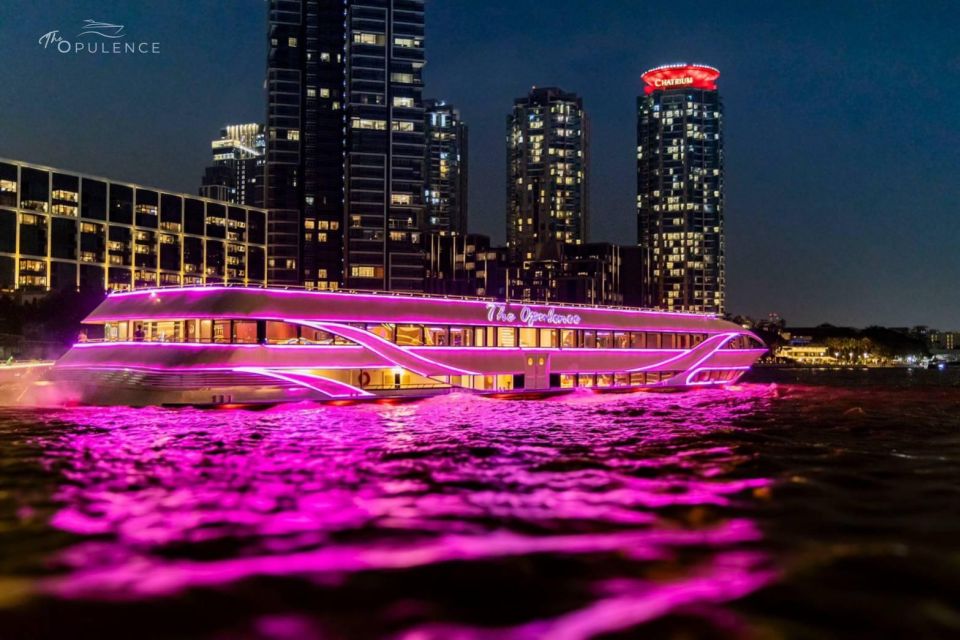 Bangkok: Opulence Luxury Chao Phraya Dinner Cruise - Meticulously Crafted Dinner by Expert Chefs