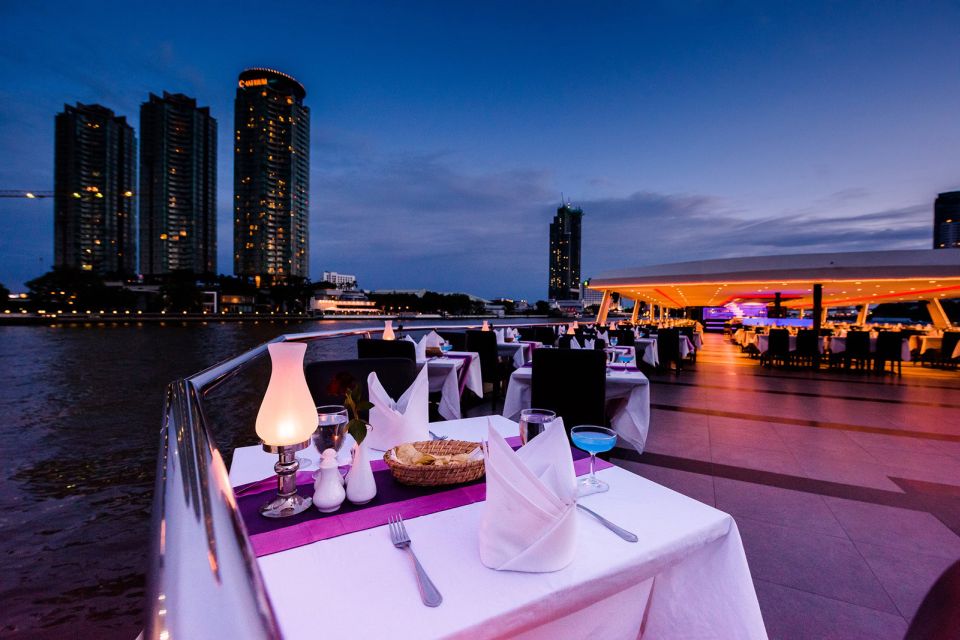 Bangkok: River Dinner Cruise on the Chao Phraya Princess - Onboard Dining Experience