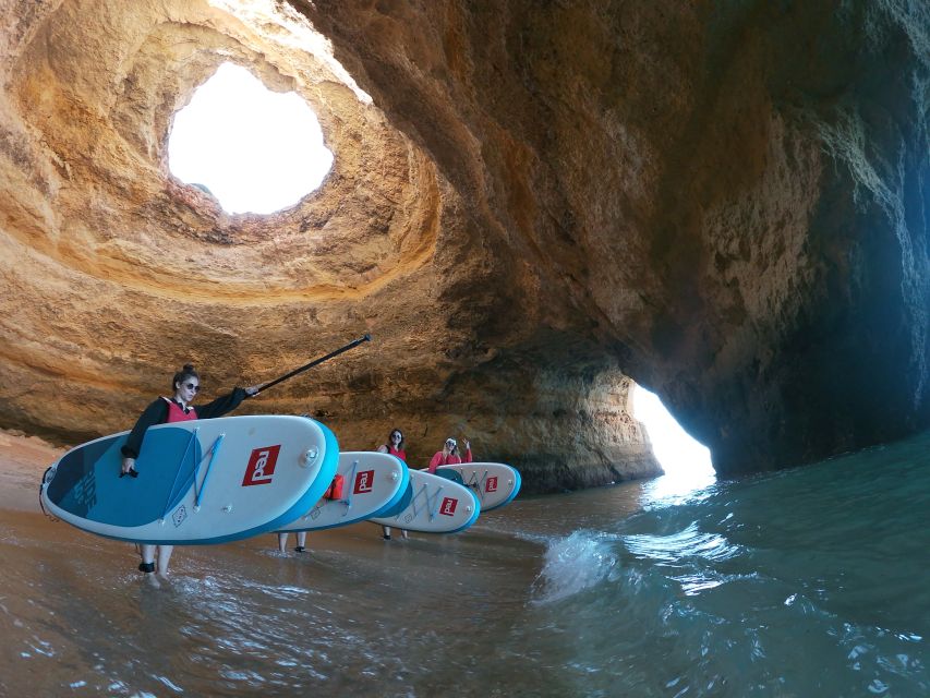 Benagil: Benagil Cave Stand Up PaddleBoard Tour at Sunrise - Guided by Locals