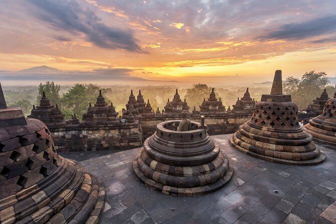 Borobudur (Climb Up), Merapi Volcano and Prambanan Temple Tour - Exploring Borobudur Temple