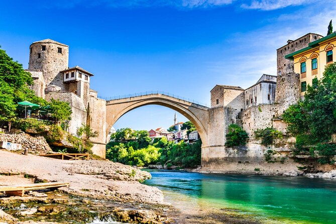 Bosnia Day Trip: Mostar and Kravice Waterfalls by Luxury Minibus - Mostars Landmarks and History