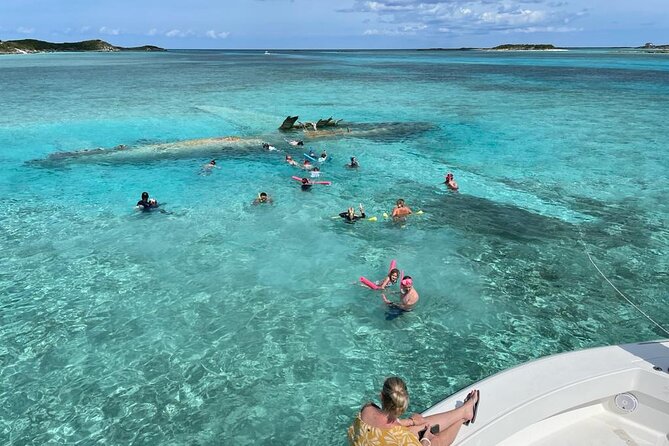 Exuma Island Hopping & Swimming Pigs Tour With Lunch From Nassau - Snorkeling Around the Shipwreck