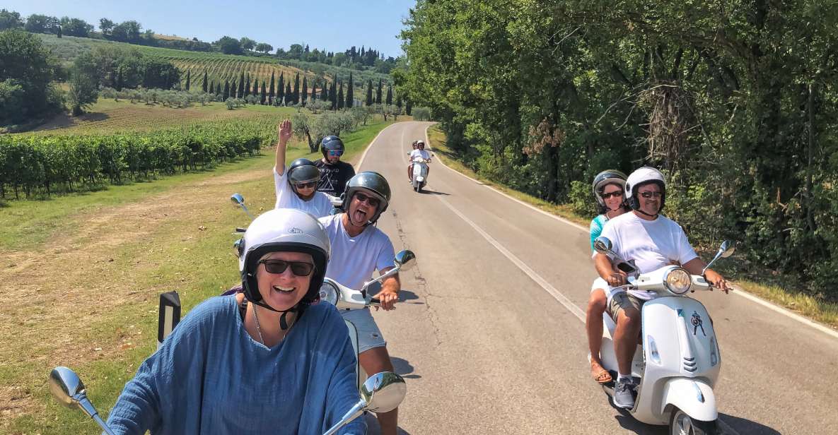 Florence: Chianti Sunset Vespa Tour With Wine & Oil Tasting - Wine and Oil Tasting