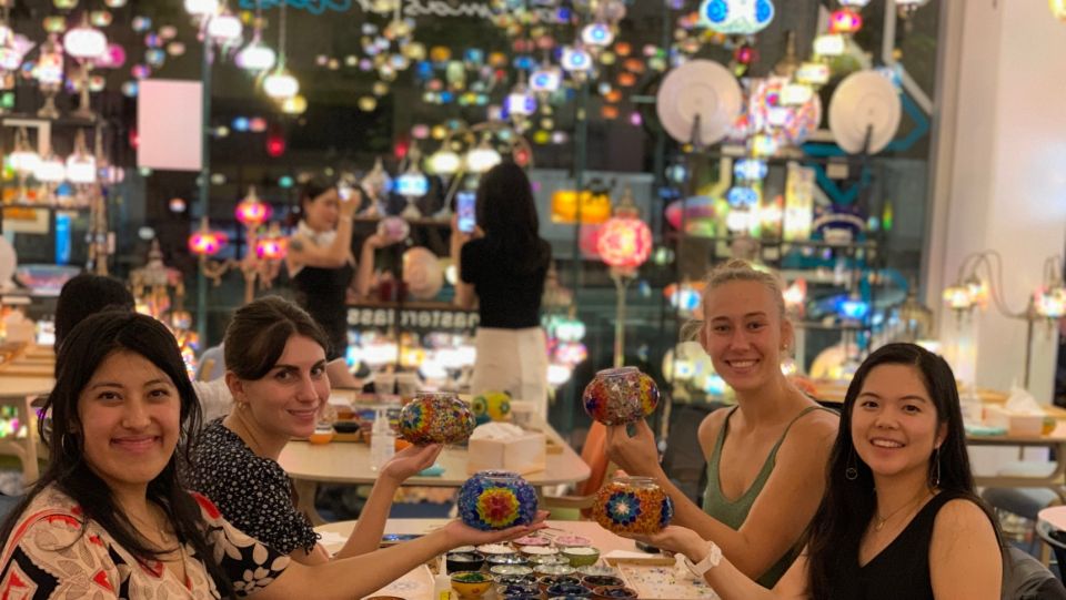 Fortitude Valley: Mosaic Lamp Making Workshop - Workshop Highlights