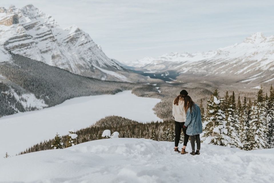 From Banff: Icefields Parkway & Abraham Lake Ice Bubbles - Taking in the Winter Wonderland