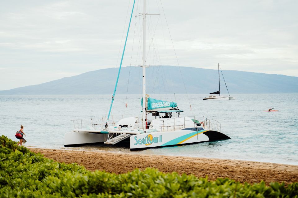 From Kaanapali: Afternoon West Maui Snorkeling & Sea Turtles - Relaxing on the Catamaran Deck