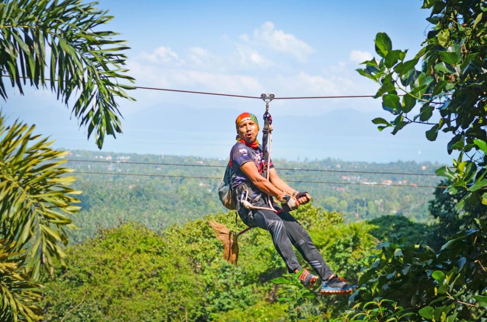 From Koh Samui: Tree Bridge Zipline and Café Experience - Age and Weight Restrictions