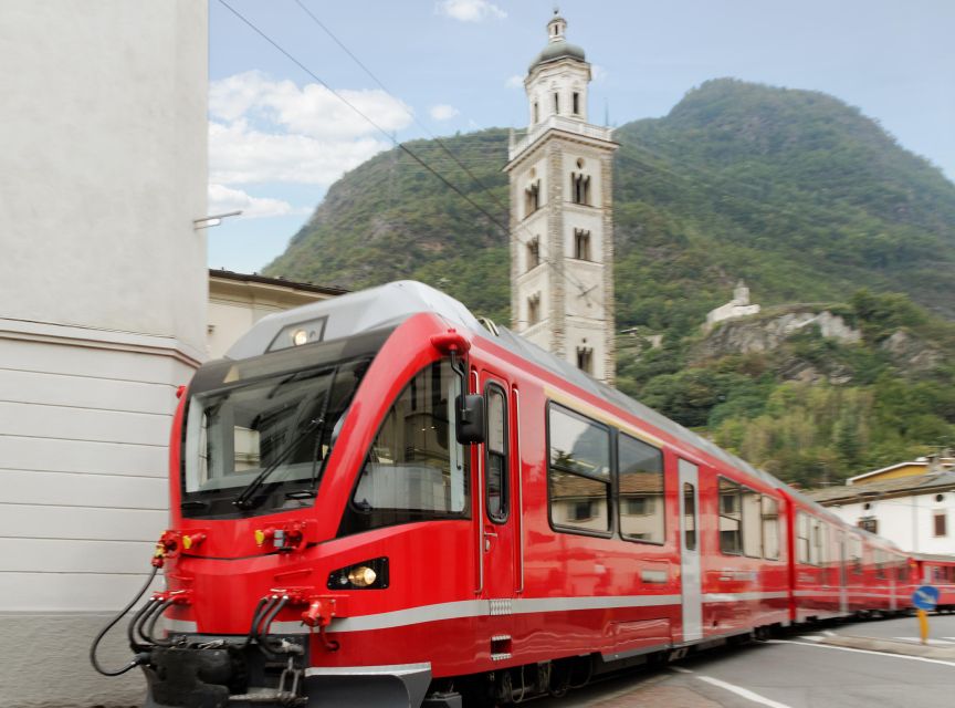 From Milan: St Moritz & Alps Day Trip With Bernina Red Train - Trip Inclusions and Meeting Point