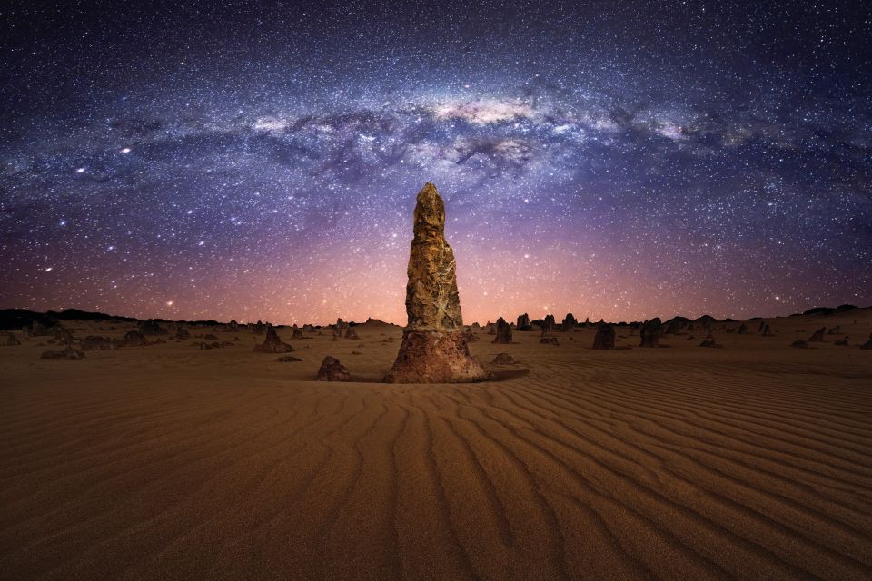 From Perth: Pinnacles Sunset and Stargazing Tour With Dinner - Detailed Itinerary