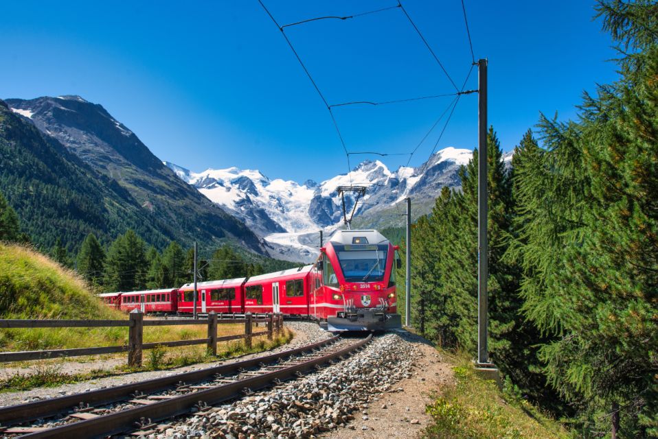 From Saint Moritz: Bernina Train Ticket With Winery Tasting - Descriptive Guide