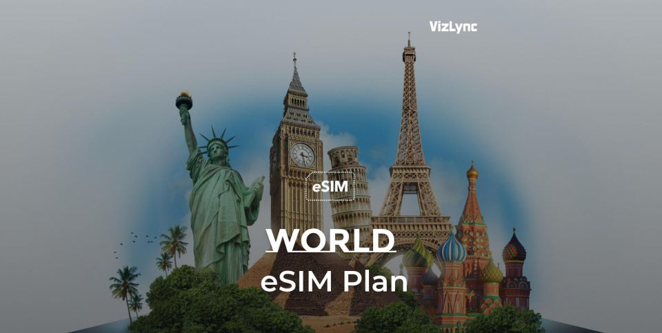 Global: Esim High-Speed Mobile Data Plan - Instant Activation