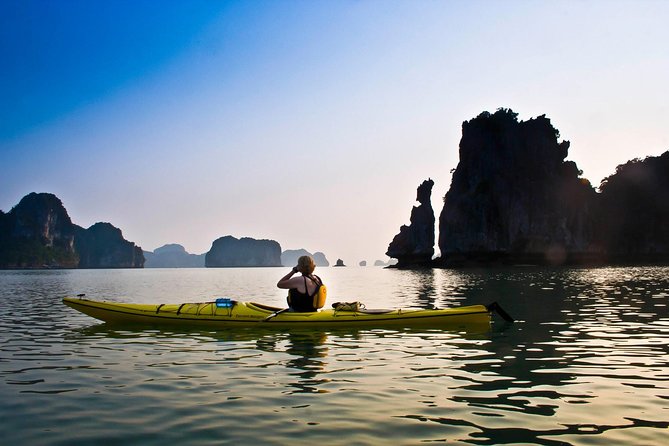 Halong Bay Full Day With Cave, Kayaking And Swimming - Highway Transfer - Air-conditioned Vehicle and Insurance