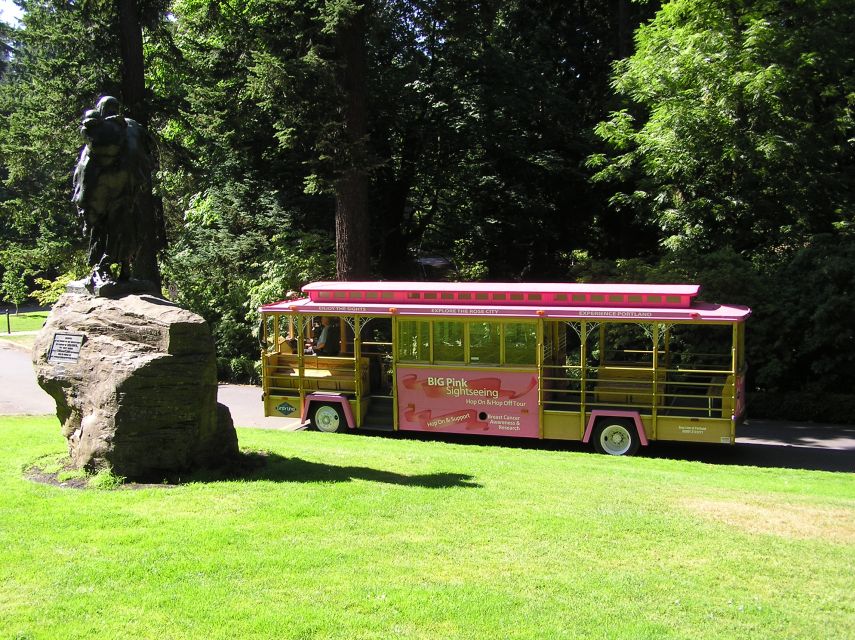 Hop-On Hop-Off Gray Line Pink Trolley Tour - 2 Day Ticket - Exploring Portlands Attractions