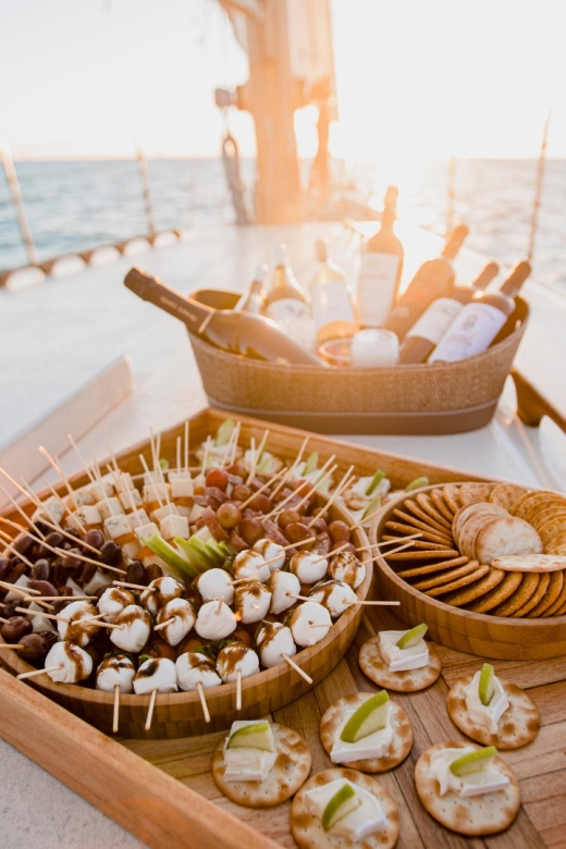 Key West Wind and Wine Sunset Sail Aboard Classic Schooner - Charcuterie Boards and Appetizers