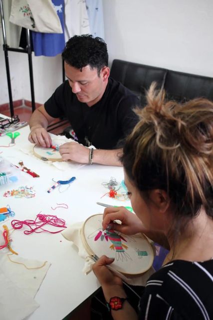 Learn About Otomi Embroidery - Merida, Yucatan - Materials Included