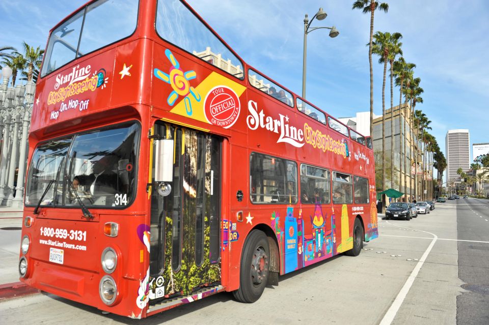 Los Angeles: Sightseeing Hop-On Hop-Off Bus With Audio Guide - Flexible Cancellation and Payment Policies