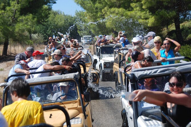 Marmaris Jeep Safari Tour With Waterfall and Water Fights - Hotel Transfers and Pickup