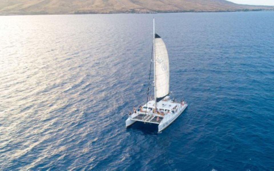 Maui: Alii Nui Luxury Catamaran Makani Sunset Sail - Adult-Only Passenger Policy